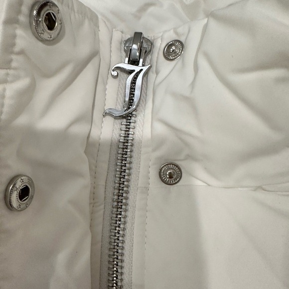 Juicy Couture White Puffer Coat | Women's Size S (Fits Oversized) | NWT - Picture 6 of 7